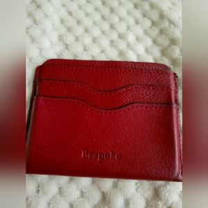 Be spoke mens card holder wallet leather